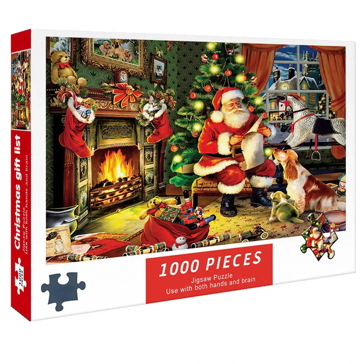 Skanto | Julepuzzle for Voksne – 1000 Biter Juletema for Hyggelige Høytider