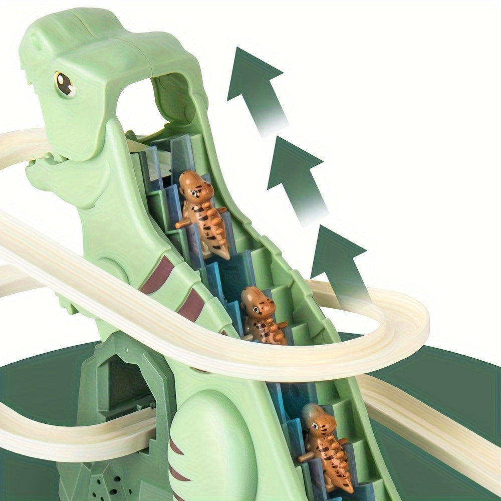 Skanto | Barne Dinosaur Truck Leketøy Lys Musikk