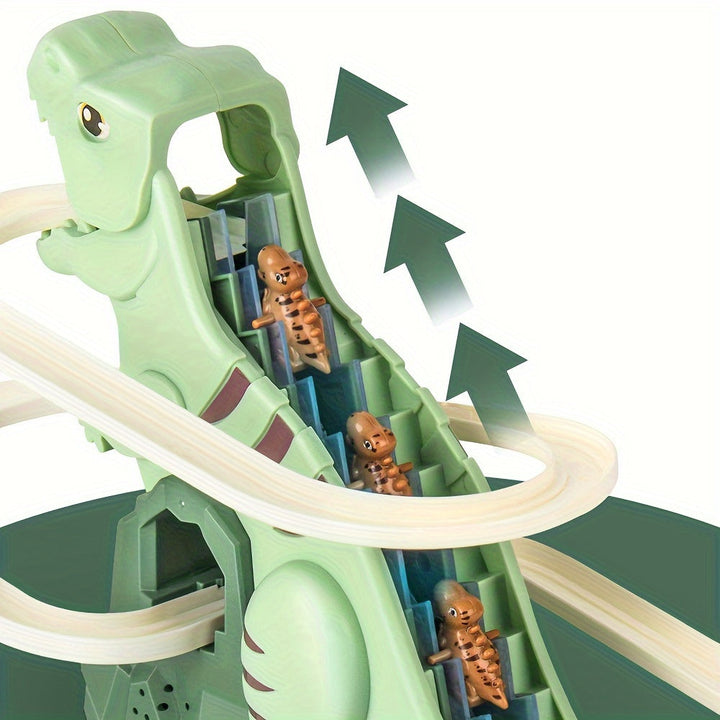 Skanto | Barne Dinosaur Truck Leketøy Lys Musikk