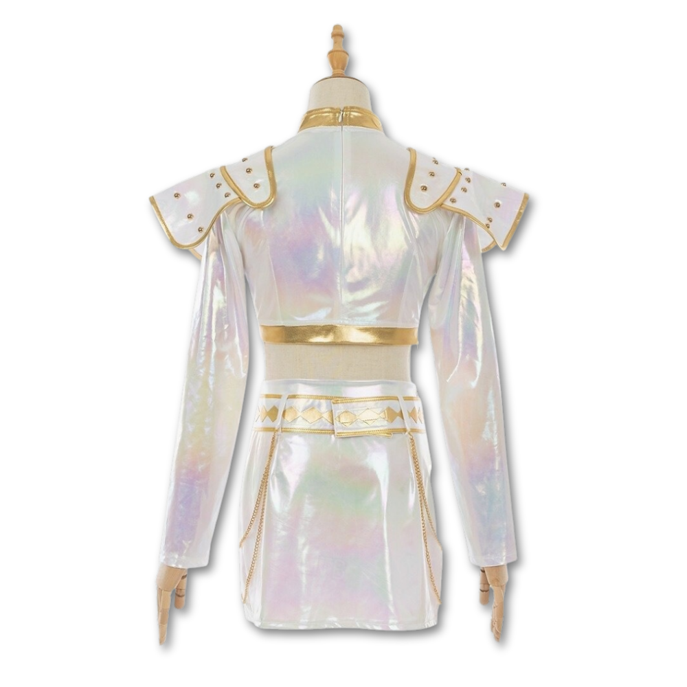 Skanto | Kpop Halloween Kostyme Jenter Holografisk Outfit
