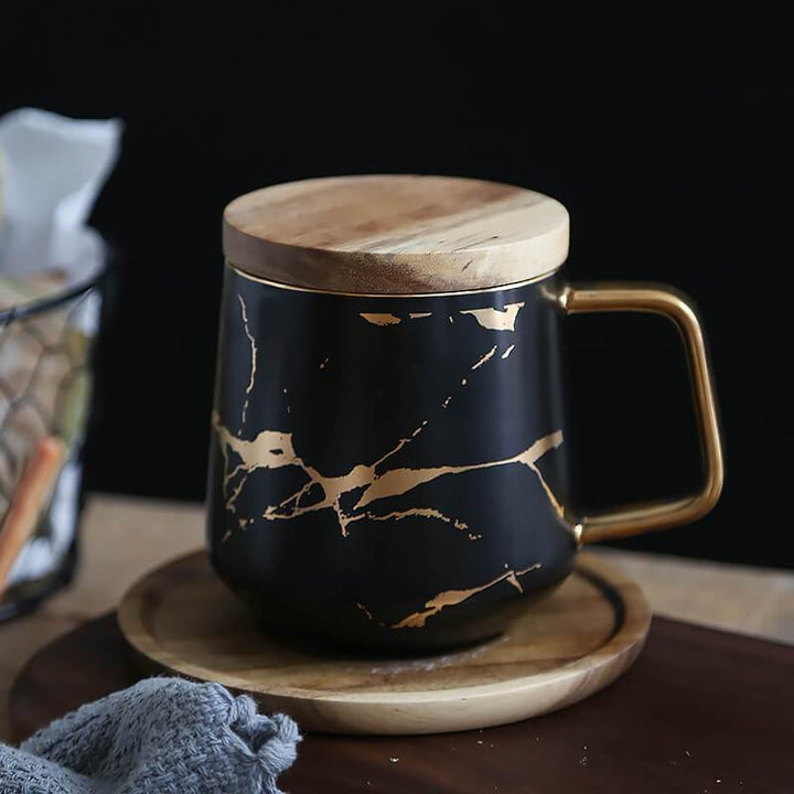 Kintsugi Nordic Keramisk Høy Kopp | Skanto