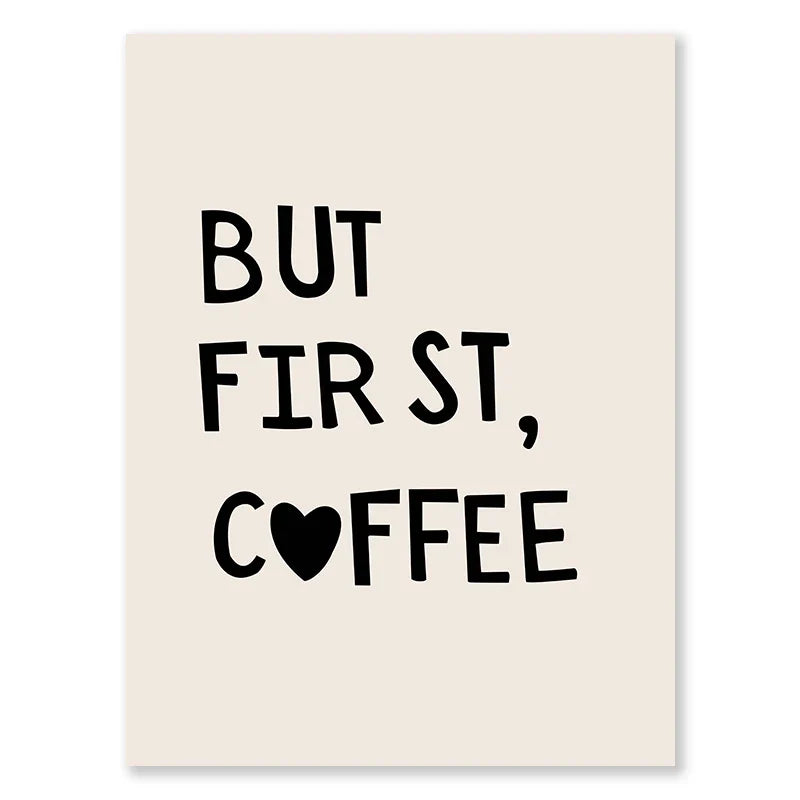 Kitchen Cooking Love Quotes Wall Art Fine Art Canvas Prints Minimalist Modern Typographic Posters Pictures For Kitchen Dining Room Cafe Art Decor | Skanto