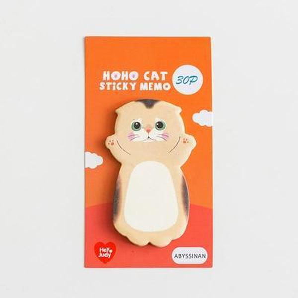 Kitty Sticky Note Memo Pad | Skanto