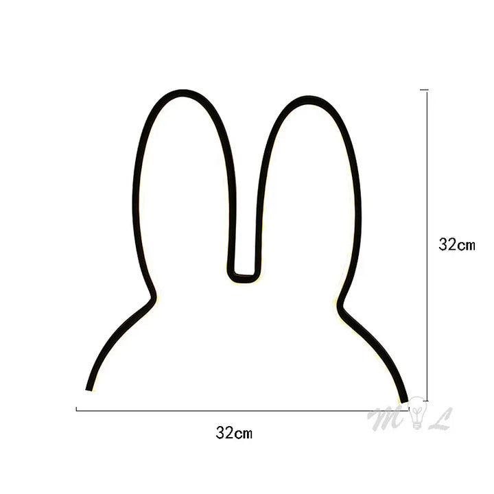 USB Rechargeable Bunny Night Light with Ambient Lighting - BunnyLight | Skanto