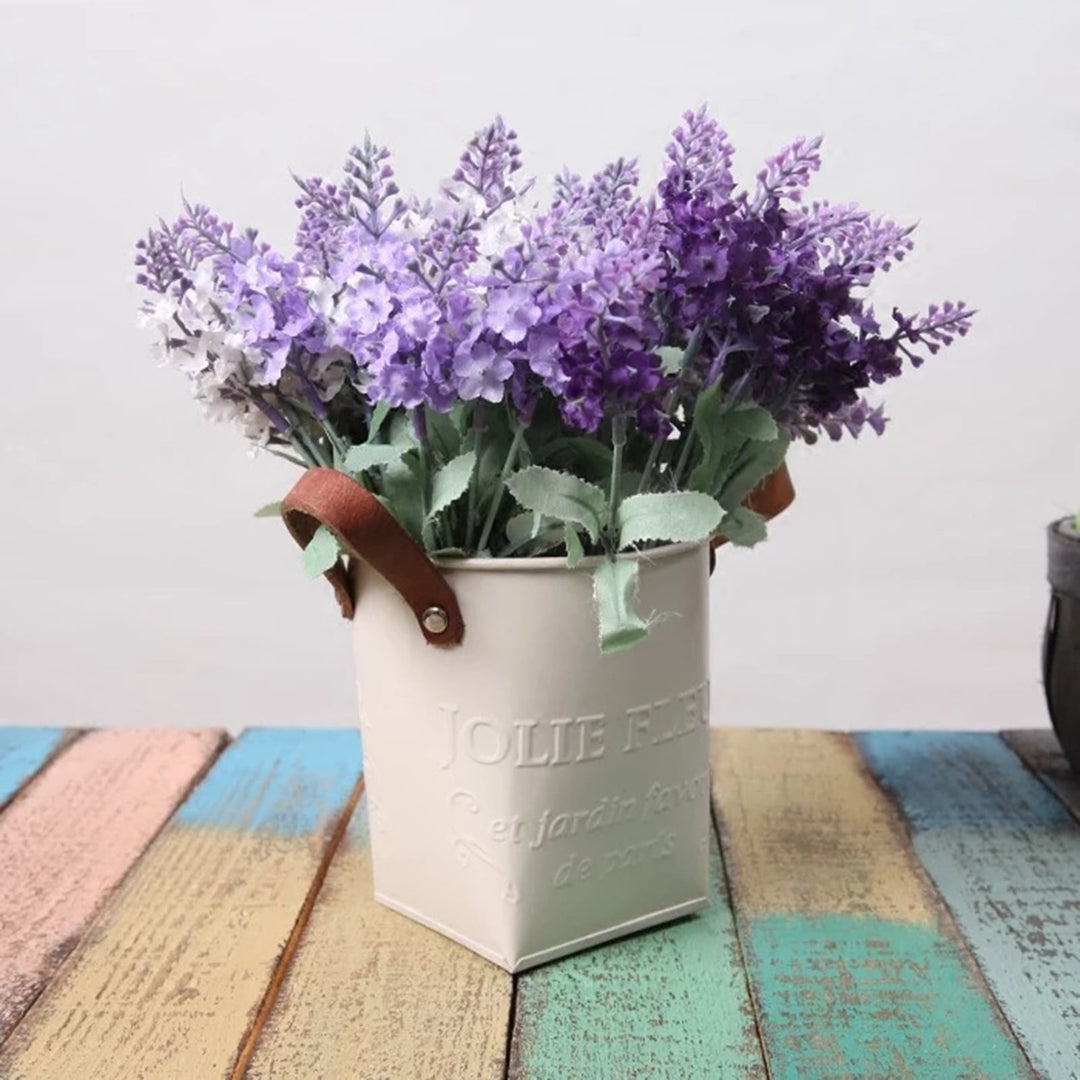 Skanto | Dekorative plantepotter med lærhåndtak – blomsterpotter for hjem og hage
