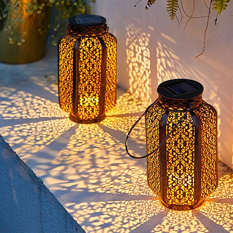Skanto | Solar Retro LED Hengende Lantern