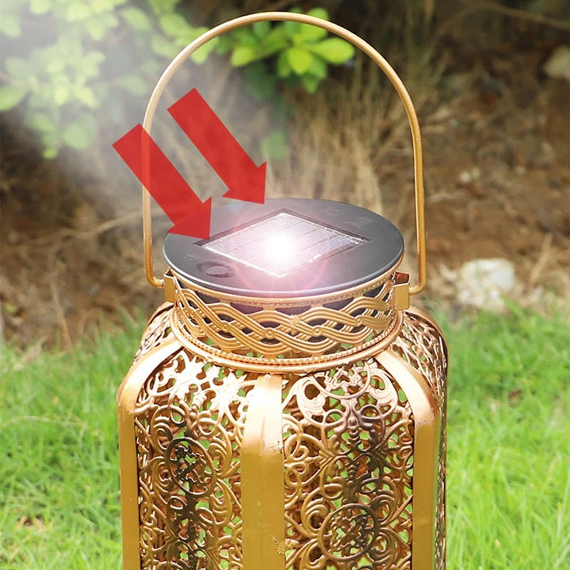 Skanto | Solar Retro LED Hengende Lantern
