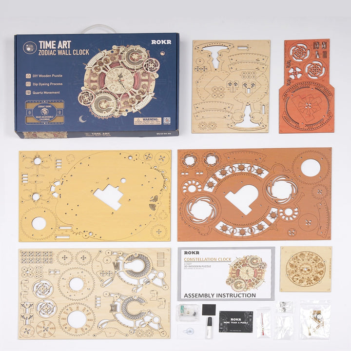 Zodiac Veggklokke og Kalender Skanto