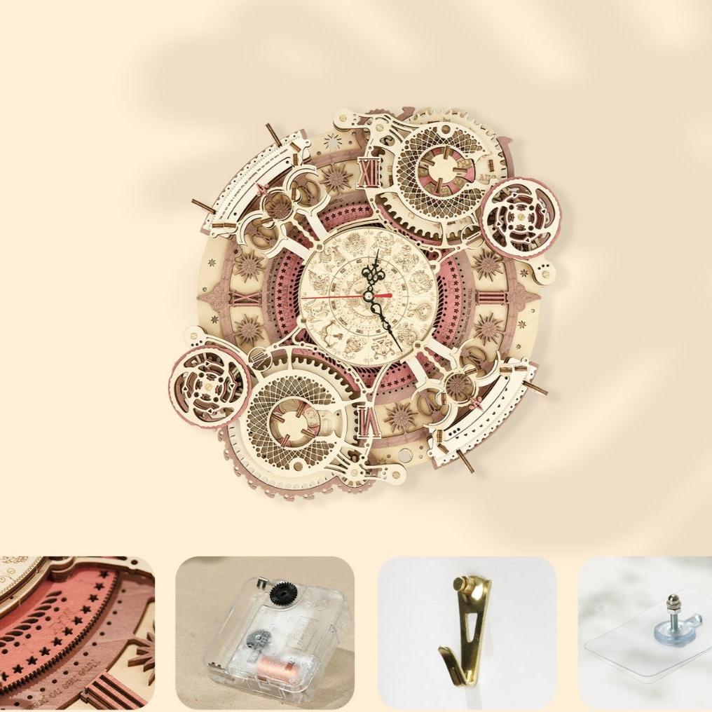 Zodiac Veggklokke og Kalender Skanto