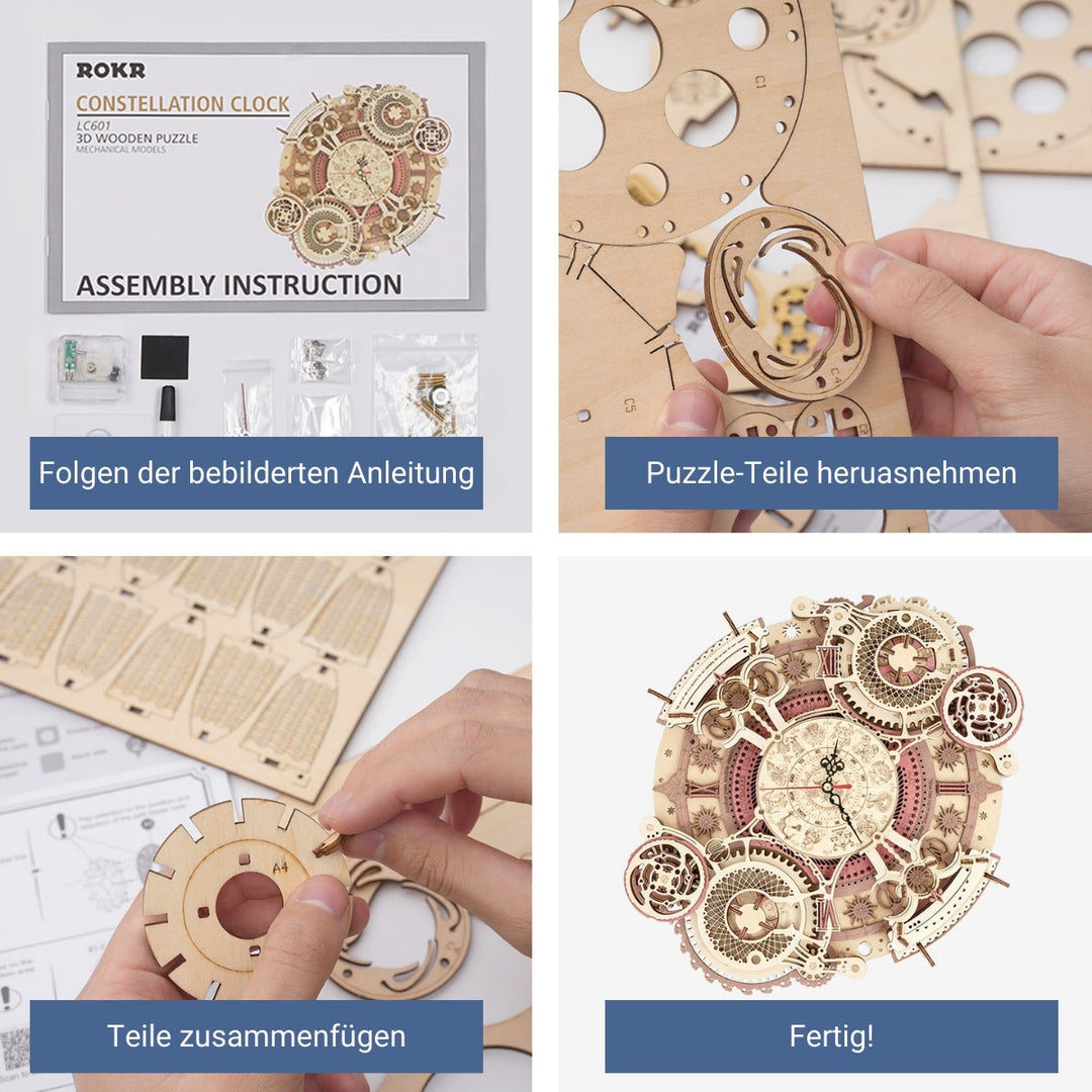 Zodiac Veggklokke og Kalender Skanto