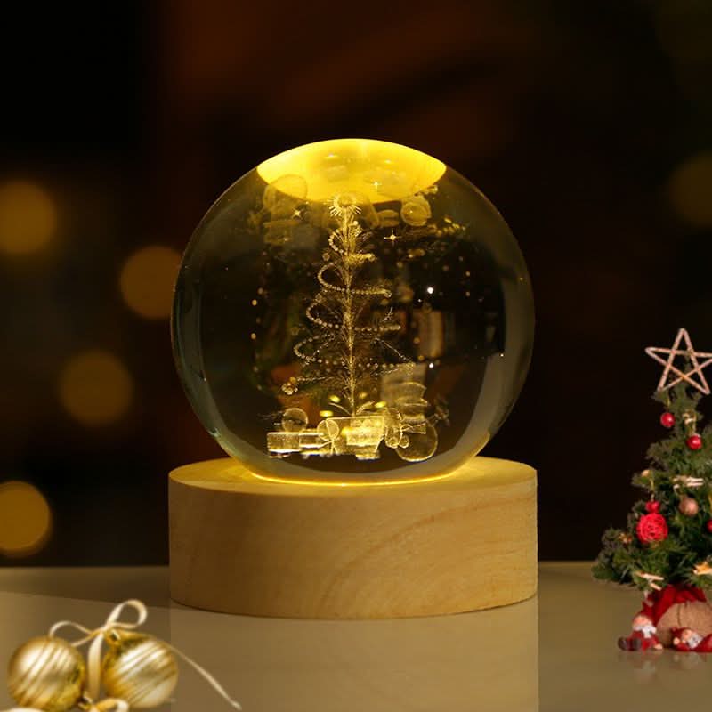 Skanto | Luminous Crystal Ball LED Nattlys Dekor