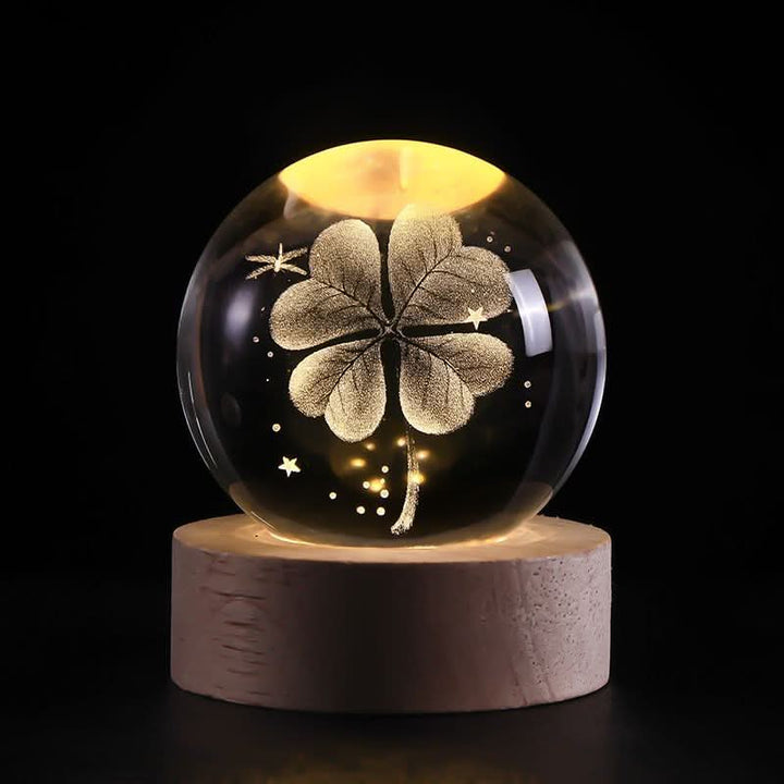 Skanto | Luminous Crystal Ball LED Nattlys Dekor