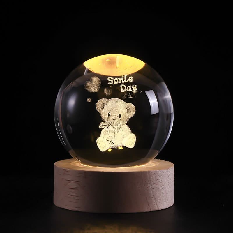Skanto | Luminous Crystal Ball LED Nattlys Dekor