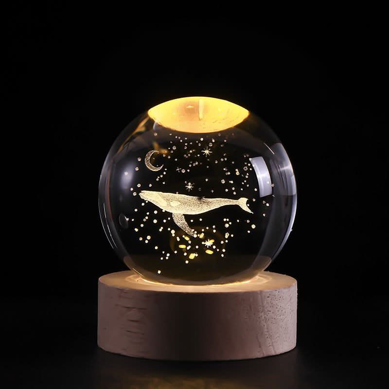 Skanto | Luminous Crystal Ball LED Nattlys Dekor