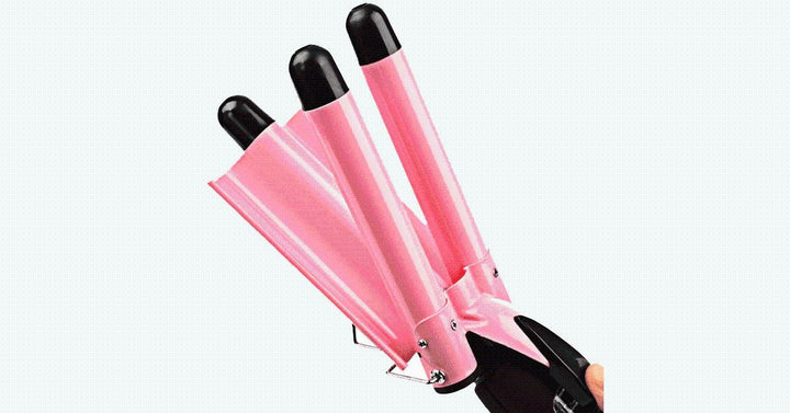 Ny generasjon LCD-skjerm triple fat curling iron – Den beste måten å få perfekte krøller på | Skanto
