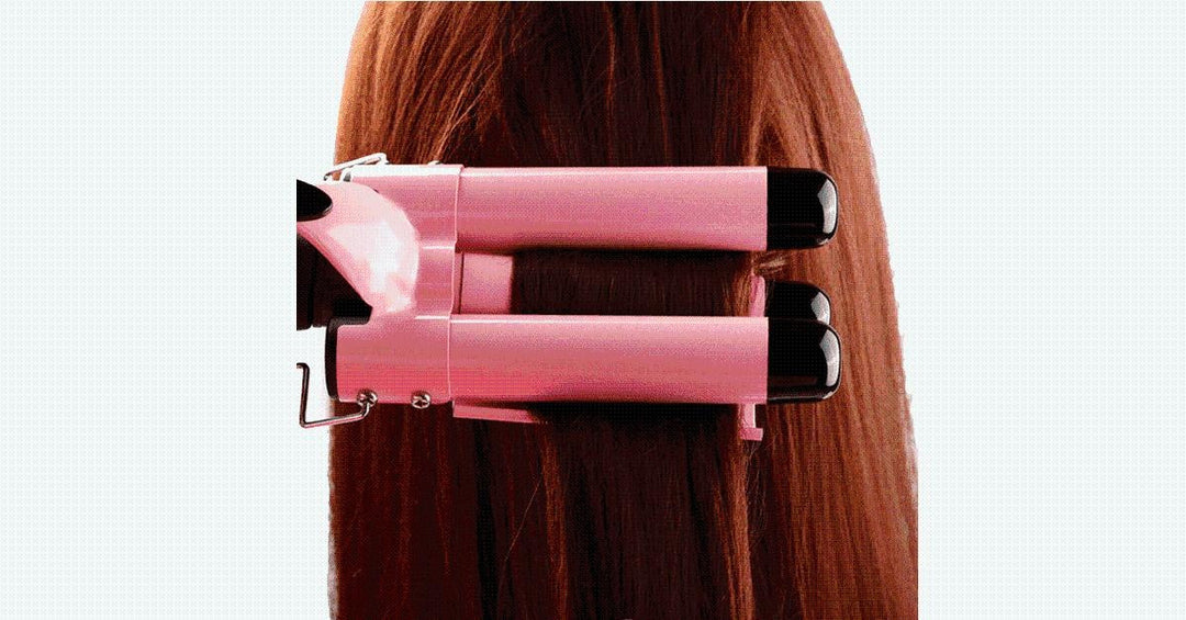 Ny generasjon LCD-skjerm triple fat curling iron – Den beste måten å få perfekte krøller på | Skanto