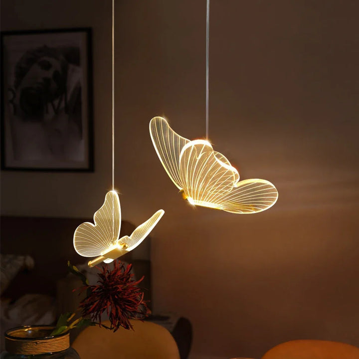 Skanto | ELEGANTE LED SOMMERFUGL HENGELAMPE FOR DIN ROM