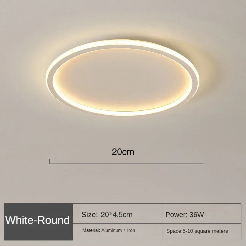 Skandinavisk Rund Taklampe - NordicGlow | Skanto