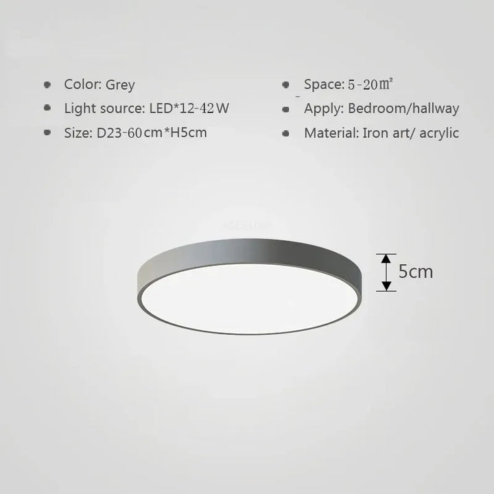 Fargerik LED taklampe – Moderne, fargerik belysning for stue og soverom