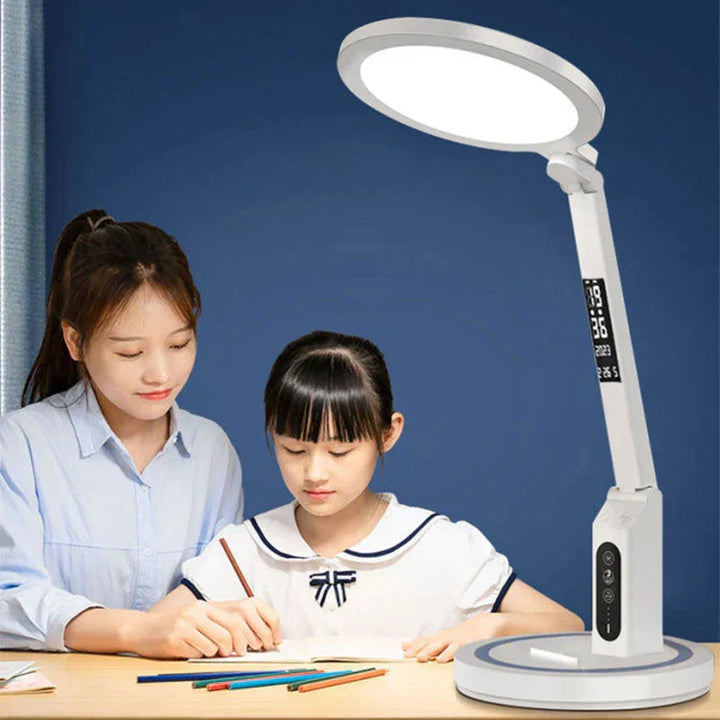 TimeGlow – Multifunksjonell LED-bordklokke med lampe