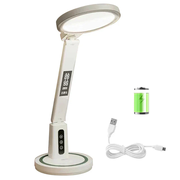 TimeGlow - Multifunksjonell LED klokke skrivebordslampe | Skanto