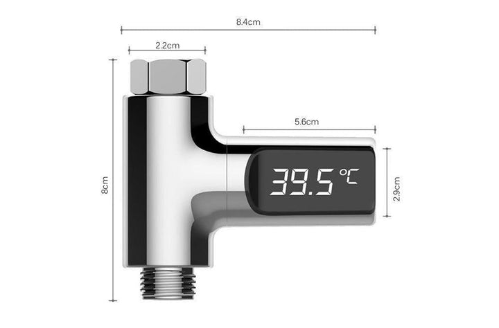 Digital Selvstrømmet Badtermometer | Skanto