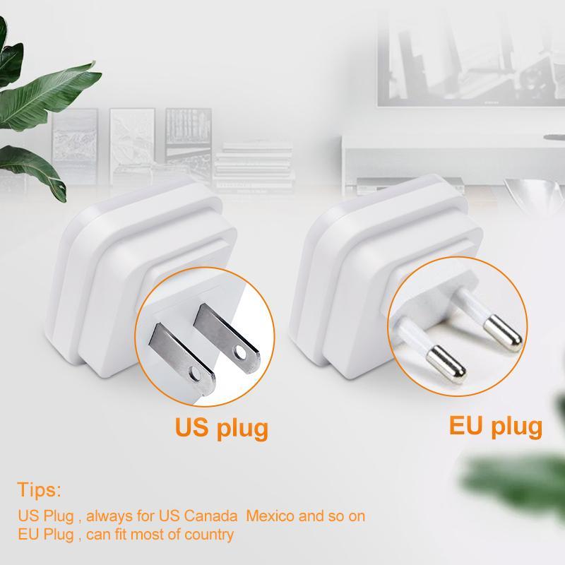 Skanto | LED Nattlys Mini Lys Sensor Kontroll 110V 220V EU US Plugg Energisparende Lampe For Barn Stue Soverom Belysning