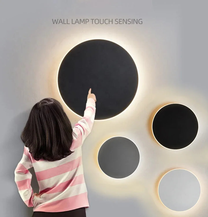 Skanto | Moderne rund LED vegglampe for stilfull ambient belysning