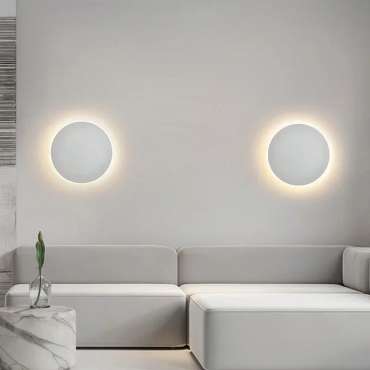 LED Vegglampe Rund