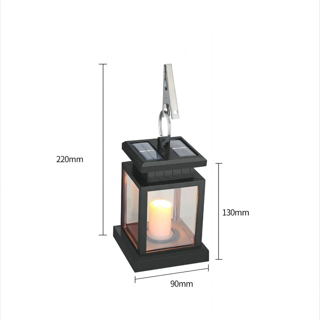 SolarGlow – LED Hage Lantern med Værbestandig Hus | Skanto