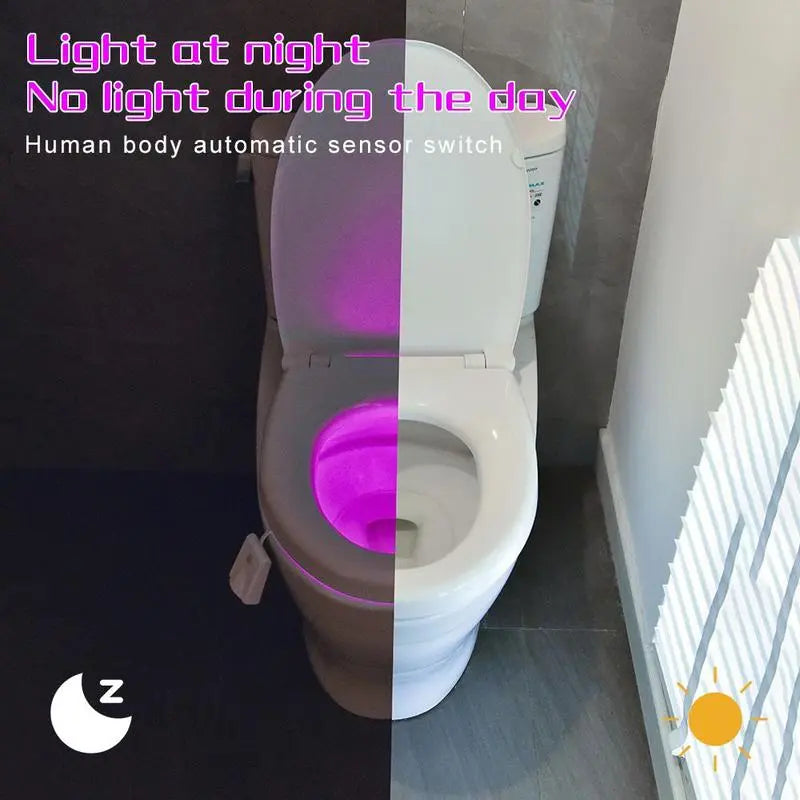 LED-toalettlampe med bevegelsessensor – Praktisk gave