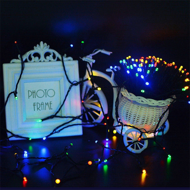 Skanto | 200 LEDs Utendørs Vanntett Julefestival Dekorasjon Sollamper Lyslenker, Lengde: 22m (Blå)