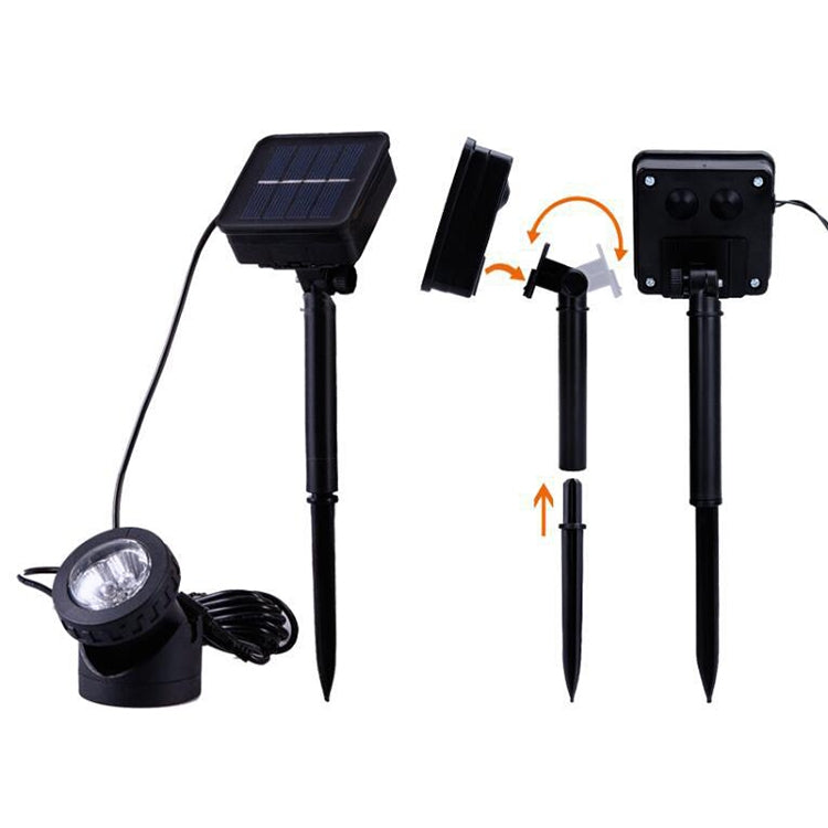 Norvo | Two Heads LED Utendørs Vanntett Solunderlampe Flomlys