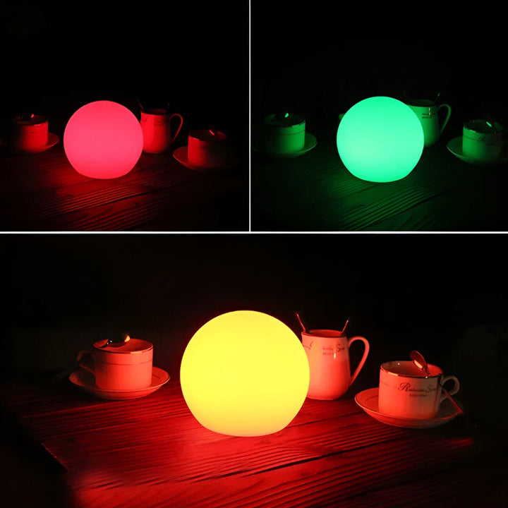 Skanto | LED Bordlampe med Dynamisk Fargeendring - Stemningsbelysning Glødende Ball