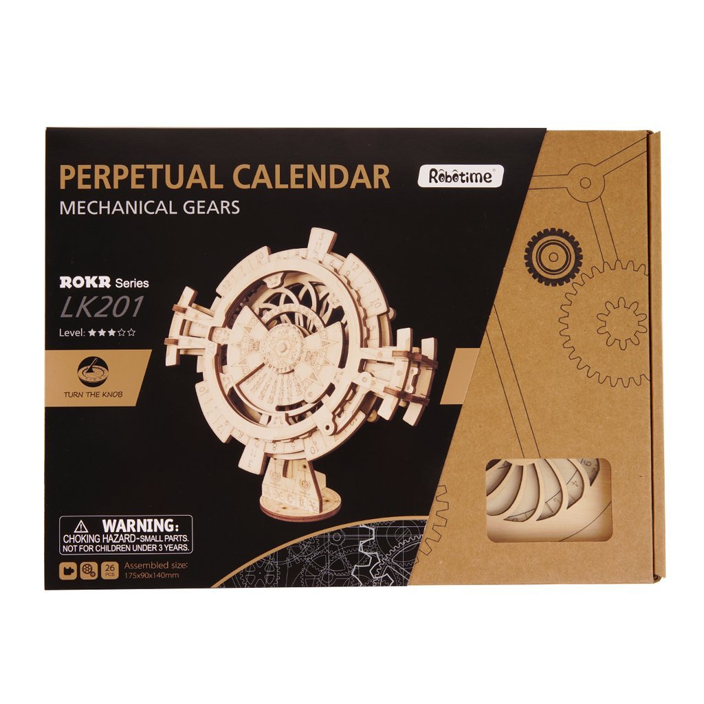 Eternal Calendar Wooden Puzzle Skanto