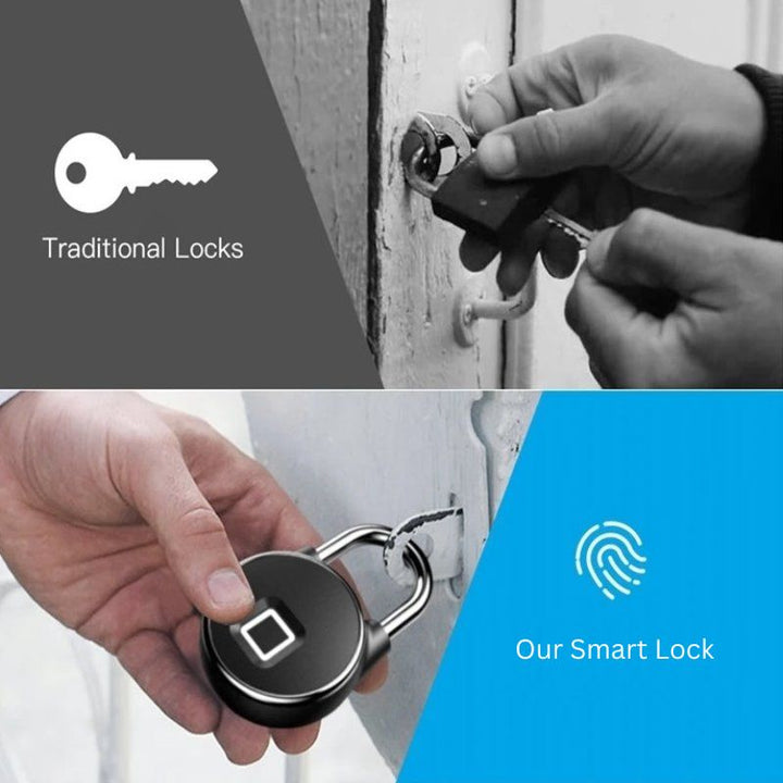 Skanto | Smart Fingeravtrykk Haspelås med Bluetooth-tilgang