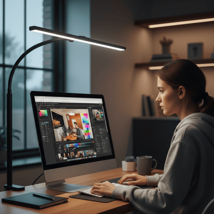 Skanto | Arkitekt skrivebordslampe med 25 modi & dimbar belysning