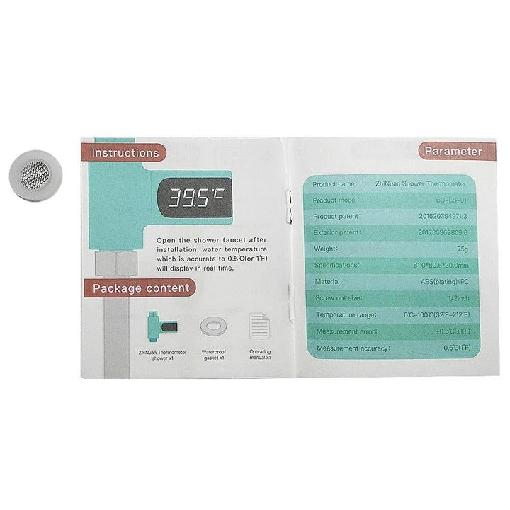Digital Selvstrømmet Badtermometer | Skanto