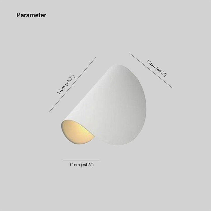 Skanto | Eveline Moderne Geometrisk LED 4 Farge Vegglys Innendørs/Utvendig Metall