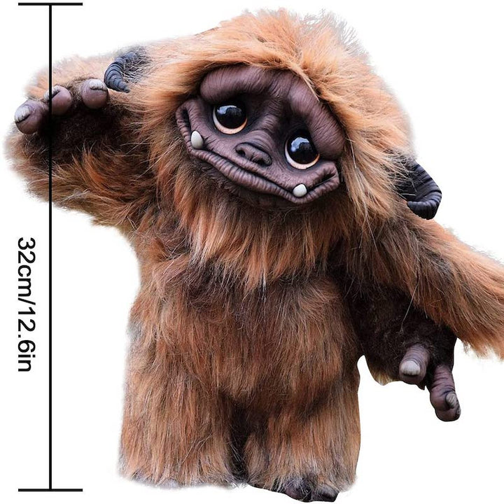Skanto | Labyrint Plush Doll Maze Worm Rødt Hår Stor Mund Monster Dyr Plush Doll Leketøy Søtt Morsomt Gave Plush Doll Hjem Decor