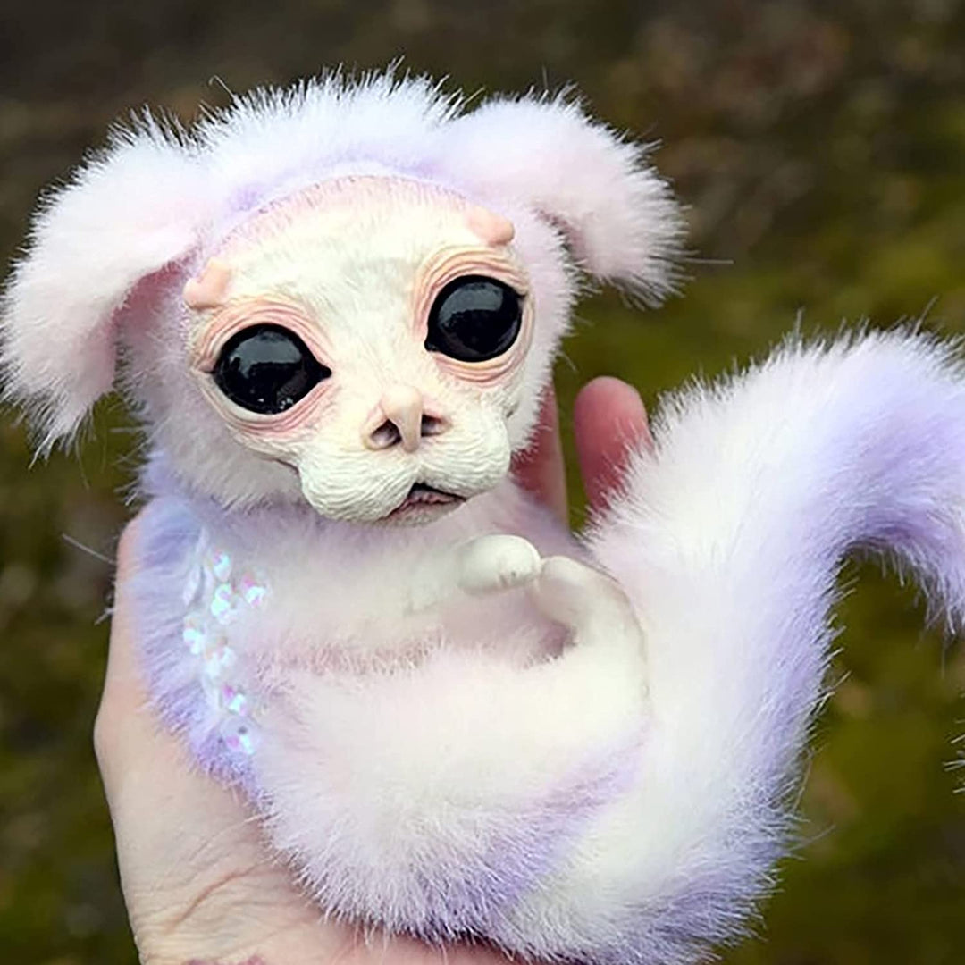Skanto | Labyrint Plush Doll Maze Worm Rødt Hår Stor Mund Monster Dyr Plush Doll Leketøy Søtt Morsomt Gave Plush Doll Hjem Decor