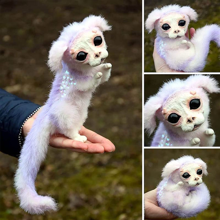 Skanto | Labyrint Plush Doll Maze Worm Rødt Hår Stor Mund Monster Dyr Plush Doll Leketøy Søtt Morsomt Gave Plush Doll Hjem Decor