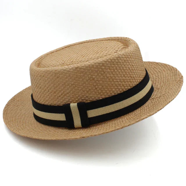Stråporkepaihatter Sommer Solhatt Boaterhatt | Skanto