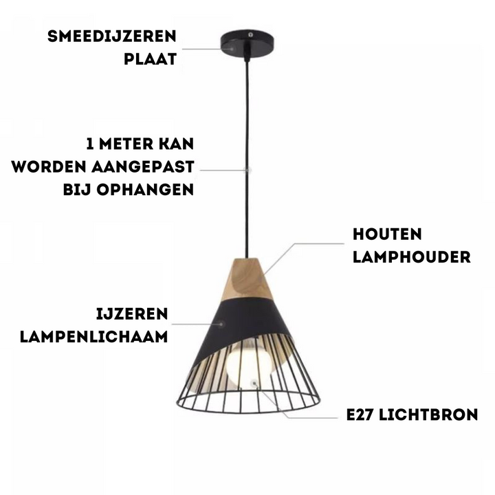 Trendy Scandinavian Industrial Pendant Lamp - UrbanBeam | Skanto