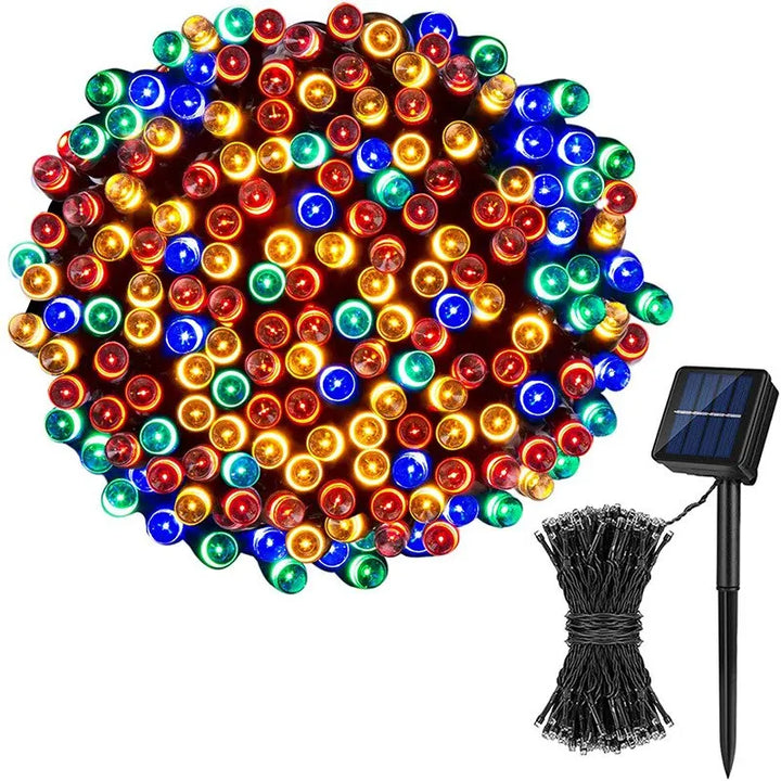 Skanto | LED Solcelle Hagelamper Vanntett 20/50 Stykker for Hage og Julesdekrasjon