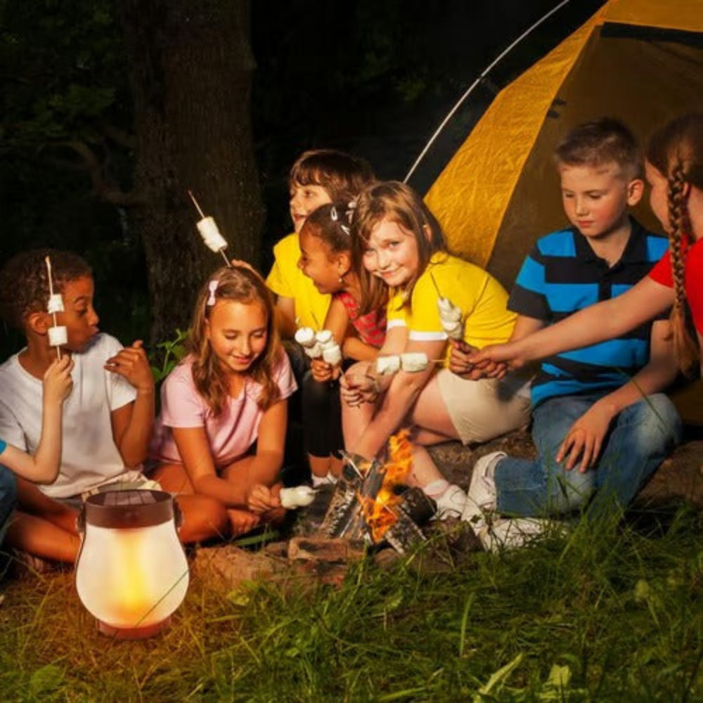 Skanto | Midtpunkt Sollys Vanntett Lantern Flammende Hage Lampe