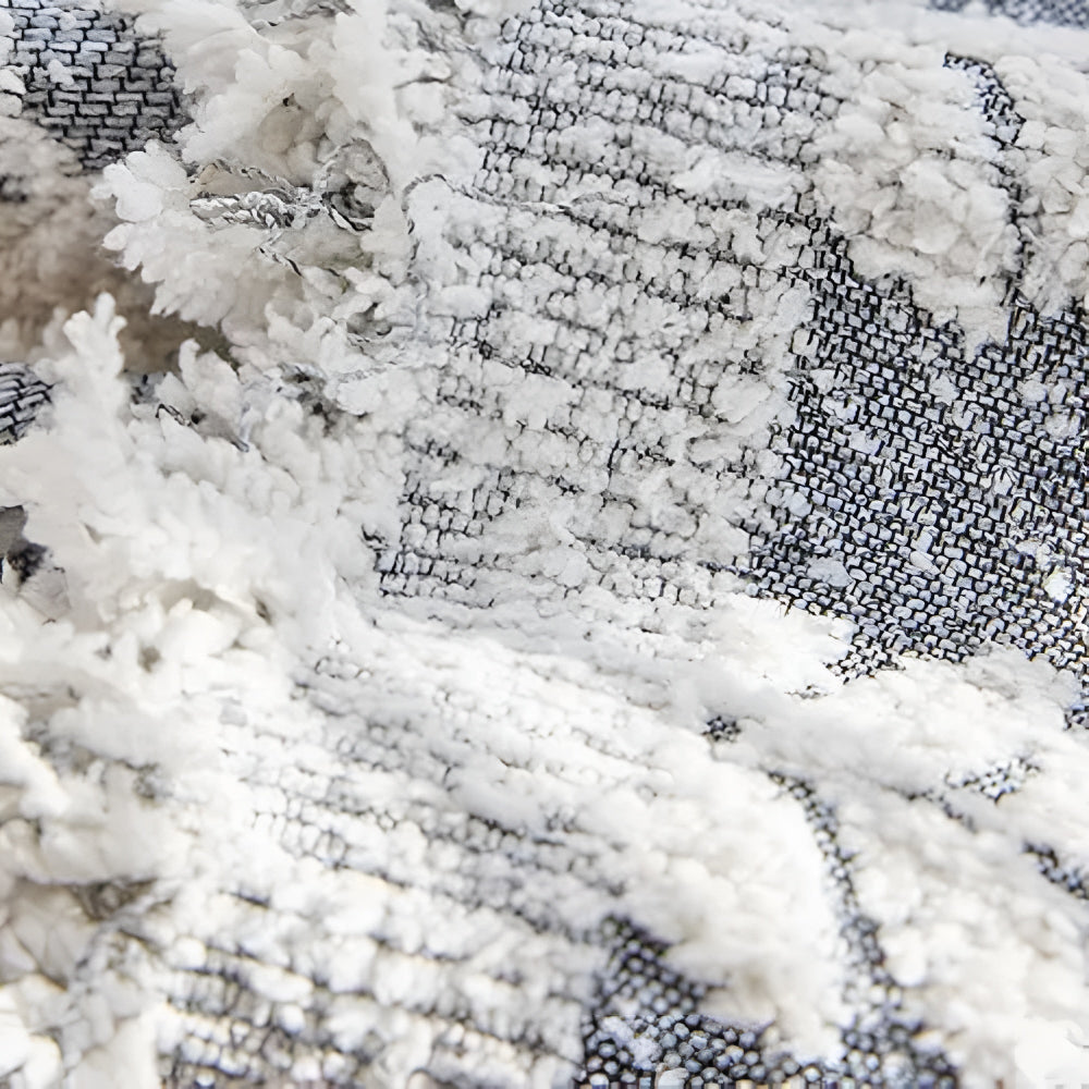 Skanto | Leaf Fringed Lace Sofa Cover