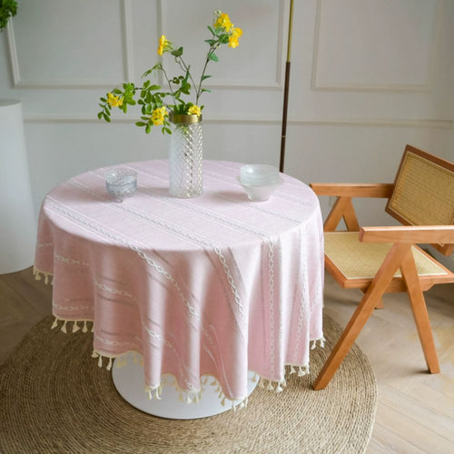 Skanto | Leafline Broderte Rund Duk