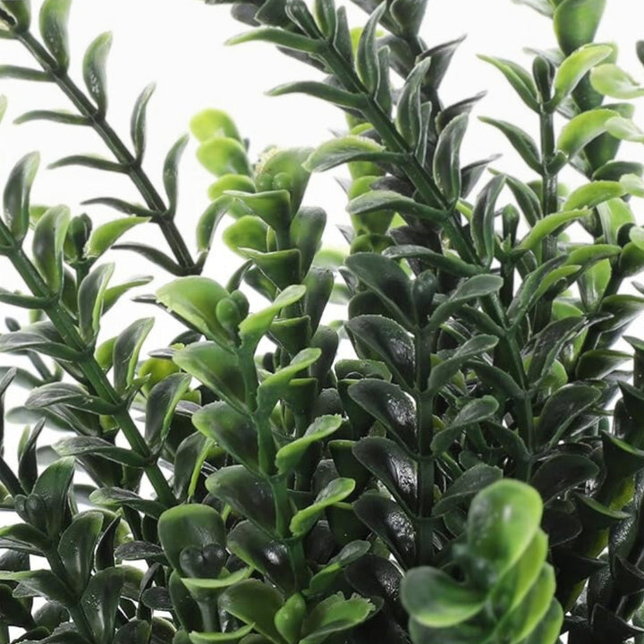 Skanto | Leafora Kunstige Planter i Moderne Potte Dekor | 3stk Sett