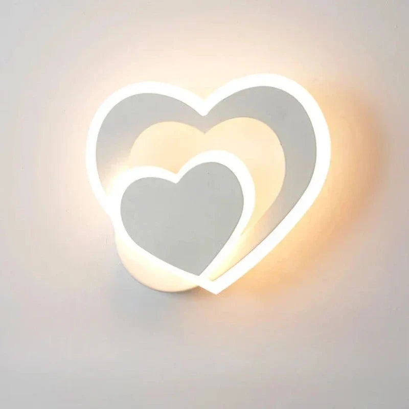 Skanto | Hjerte Vegglampe | Romantisk Design | Enkel Installasjon - AtmosLove